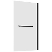 Шторка на ванну неподвижная 80х140х0,6 см профиль черный Abber Immer Offen (AG70080B) Шторка на ванну неподвижная 80х140х0,6 см профиль черный Abber Immer Offen (AG70080B)