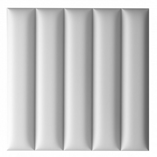 Панель декоративная из экополимера 500х500х35 мм Bello Deco Polymer СП 19 белая 0,25 кв.м