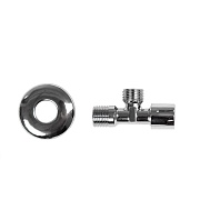 Вентиль латунный Arrowhead 1/2 НР(ш) х 1/2 НР(ш) для подключения смесителя хром (SV-102-1515)