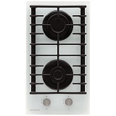 Варочная панель газовая Krona Hagel 30 WH 2 конфорки белая