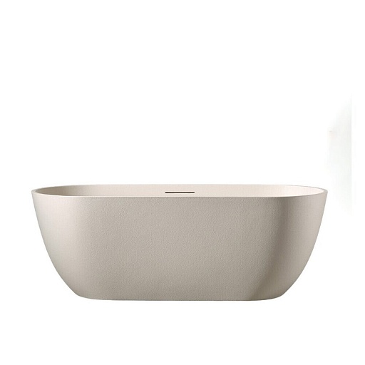 Ванна из искусственного камня Abber Frankfurt 170х75 см отдельностоящая с ножками (AM9941MBE)