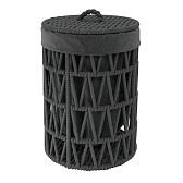 Корзина для белья WasserKraft Mosel 460х460х610 мм 129,1 л черная (WB-460-L)