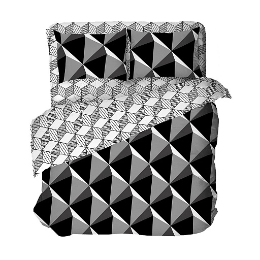 Комплект постельного белья 2-спальный бязь Василиса 7650/1 мультиколор с простыней 200х215 см