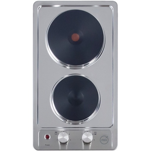 Варочная панель электрическая MBS PE-303 2 конфорки сталь