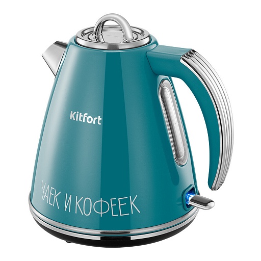 Электрический чайник Kitfort КТ-6748 1,5 л голубой