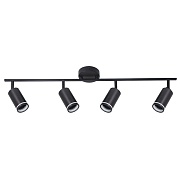 Спот потолочный Arte Lamp Imai GU10 60 Вт 4 кв.м черный IP20 (A2365PL-4BK)