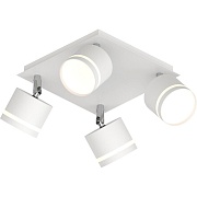 Спот потолочный Schaffner Montar GX53 30 Вт 8 кв.м белый IP20 (4745-4 WH)