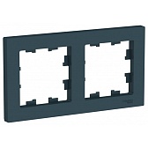 Рамка Systeme Electric AtlasDesign двухместная изумруд (ATN000802)