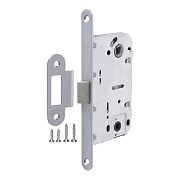 Замок врезной Fuaro PLASTP96WC-50 SSC для межкомнатной двери под фиксатор сатинированный хром
