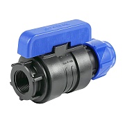 Кран шаровой ПНД Valfex компрессионный переходной 25х3/4 ВР(г)