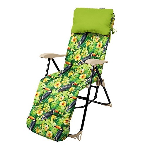 Кресло-шезлонг складное Haushalt 820х590х1170 мм с матрасом (ННК5)