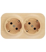 Розетка Legrand Quteo накладная дерево (782293)