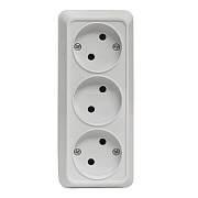 Розетка EKF Рим накладная белая (ENR10-202-10)