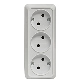 Розетка EKF Рим накладная белая (ENR10-202-10)