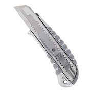 Нож строительный КМ 25 мм с ломающимся лезвием металлический корпус