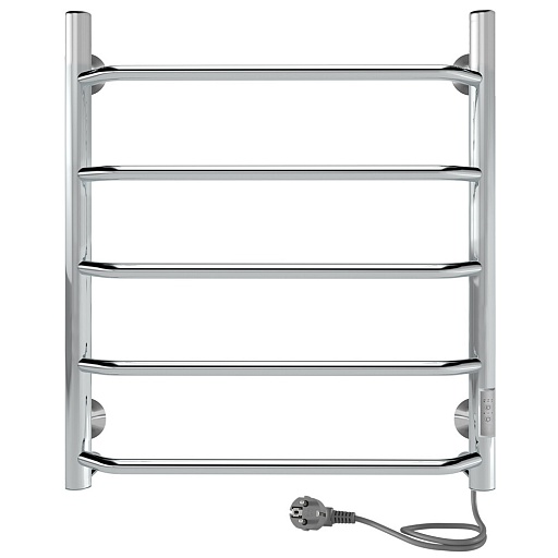 Полотенцесушитель электрический Indigo Roof Lux 600х532 мм 60 Вт с терморегулятором хром