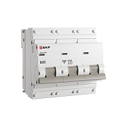 Автоматический выключатель модульный EKF PROxima ВА 47-100 3P 25А тип D 10 кА 400 В (mcb47100-3-25D-pro)