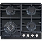 Варочная панель газовая Lauf PG-616BL 4 конфорки черная Варочная панель газовая Lauf PG-616BL 4 конфорки черная