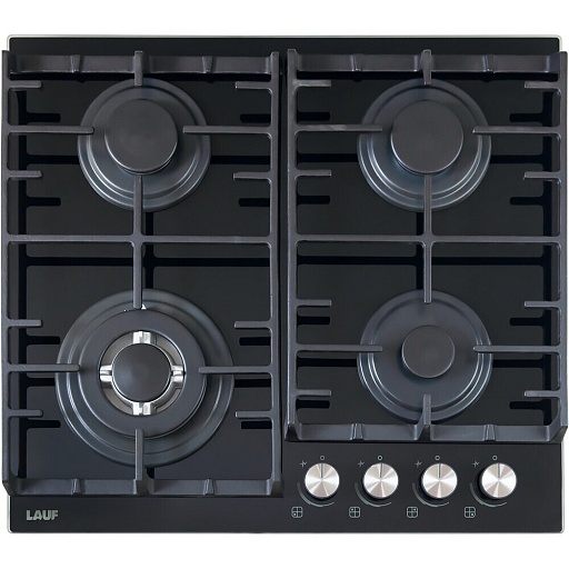 Варочная панель газовая Lauf PG-616BL 4 конфорки черная