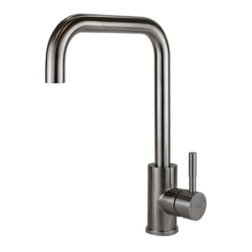 Смеситель для кухни Esko Kitchen сатин с высоким изливом однорычажный (K5)