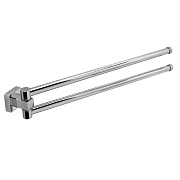 Полотенцедержатель WasserKraft Lippe K-6500 435 мм двойной поворотный на шуруп металл хром (K-6531) Полотенцедержатель WasserKraft Lippe K-6500 435 мм двойной поворотный на шуруп металл хром (K-6531)