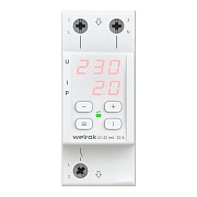 Реле напряжения и контроля фаз модульное Welrok VI-32 red 220 В 32 А тип AC цифровое