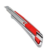 Нож строительный Vira 9 мм с сегментированным лезвием алюминиевый корпус с винтовым фиксатором Нож строительный Vira 9 мм с сегментированным лезвием алюминиевый корпус с винтовым фиксатором