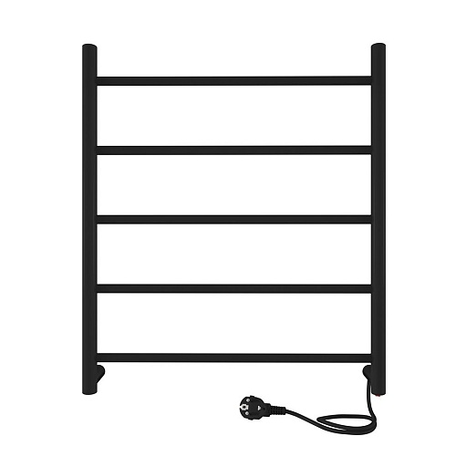 Полотенцесушитель электрический Indigo Line 600х500 мм 65 Вт черный муар