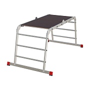 Лестница алюминиевая трансформер четырехсекционная 3 ступени Новая высота NV3333 профессиональная Лестница алюминиевая трансформер четырехсекционная 3 ступени Новая высота NV3333 профессиональная