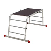 Лестница алюминиевая трансформер четырехсекционная 3 ступени Новая высота NV3333 профессиональная Лестница алюминиевая трансформер четырехсекционная 3 ступени Новая высота NV3333 профессиональная