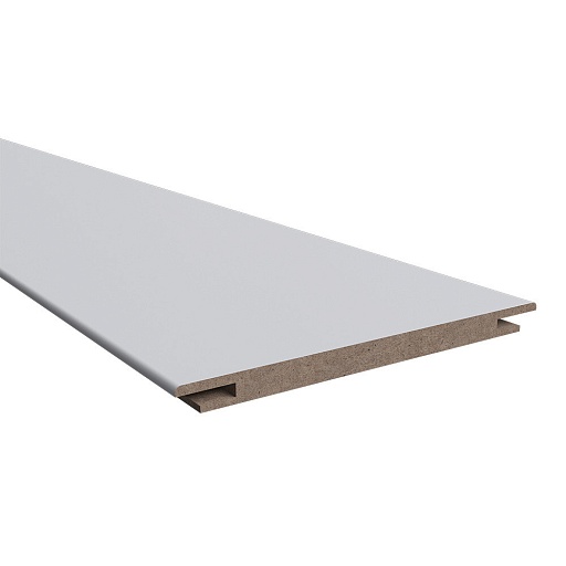 Доборная планка телескопическая Ньюта 150х10х2400 мм эмаль светло-серая