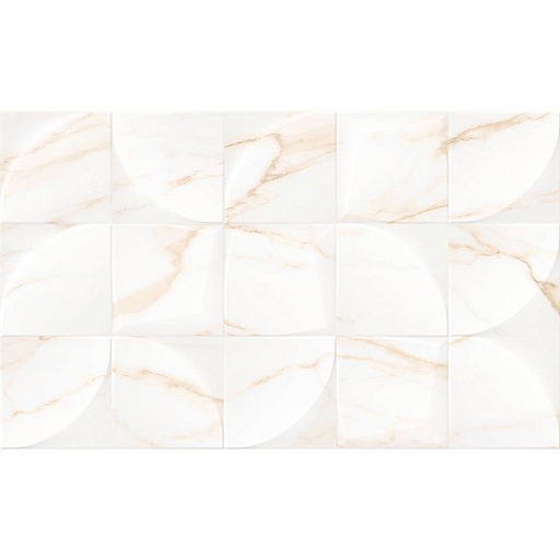 Плитка облицовочная Gracia Ceramica Donna 02 белая 500x300x8 мм (8 шт.=1,2 кв.м)