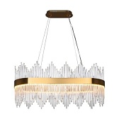 Светильник светодиодный подвесной Freya Chalice 3000К 52 Вт 12 кв.м золото IP20 (FR10008PL-L52G)