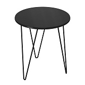 Журнальный столик круглый черный муар Sheffilton SHT-CT27 Журнальный столик круглый черный муар Sheffilton SHT-CT27