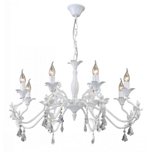 Люстра потолочная Arte Lamp Angelina E14 320 Вт 12 кв.м (A5349LM-8WH)