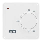 Терморегулятор механический для теплого пола КМ TRM-01W белый Терморегулятор механический для теплого пола КМ TRM-01W белый