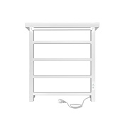 Полотенцесушитель электрический Indigo Forma с полкой 600х530 мм 105 Вт с терморегулятором белый