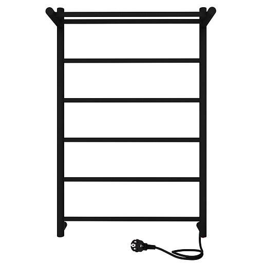 Полотенцесушитель электрический Indigo Line с полкой 800х525 мм 90 Вт черный муар Полотенцесушитель электрический Indigo Line с полкой 800х525 мм 90 Вт черный муар