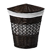 Корзина для белья WasserKraft Salm 410х410х590 мм 68,7 л коричневая (WB-270-L) Корзина для белья WasserKraft Salm 410х410х590 мм 68,7 л коричневая (WB-270-L)