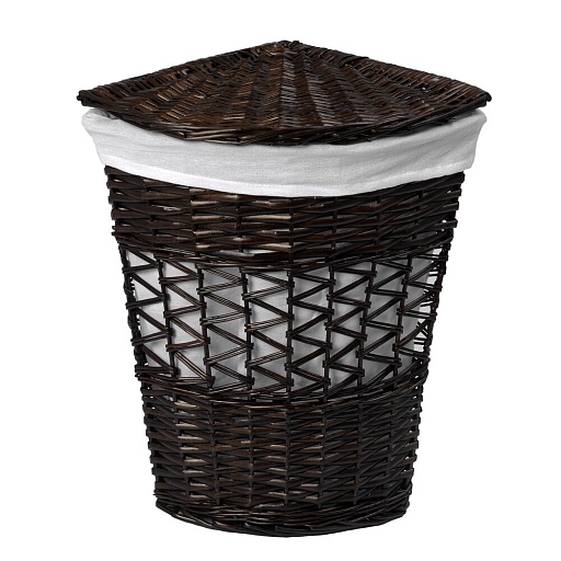 Корзина для белья WasserKraft Salm 410х410х590 мм 68,7 л коричневая (WB-270-L) Корзина для белья WasserKraft Salm 410х410х590 мм 68,7 л коричневая (WB-270-L)