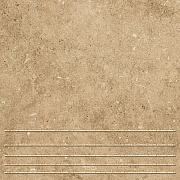 Клинкерная ступень Керамин Вермонт бежевая 298x298x8 мм (15 шт.=1,33 кв.м)