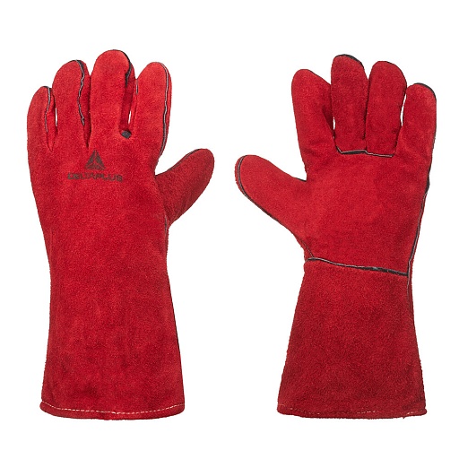 Краги кожаные для сварщика Delta Plus бордовые 10 (XL)