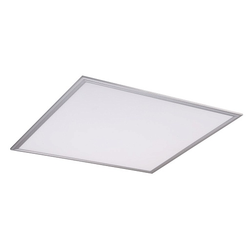 Светильник светодиодный встраиваемый/накладной EKF Basic ЛУО-4008-L 6500К 36 Вт IP40 серебро опал (LPS-4008-L-36-6500)