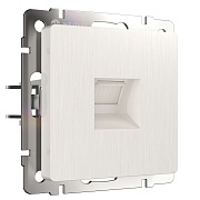 Розетка компьютерная Werkel встраиваемая перламутровая рифленая RJ45 (a051190) Розетка компьютерная Werkel встраиваемая перламутровая рифленая RJ45 (a051190)