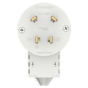 Вилка силовая прямая переносная Systeme Electric Blanca с заземлением 3Р+N 32 А 440 В IP20 белая (BLNSV003241)