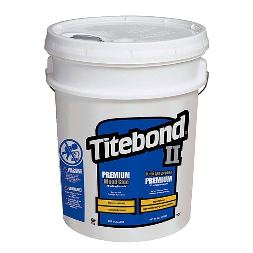 Клей ПВА столярный Titebond II Premium водостойкий D3 23,23 кг
