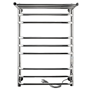 Полотенцесушитель электрический Indigo Brace Lux с полкой 700х432 мм 180 Вт с терморегулятором хром