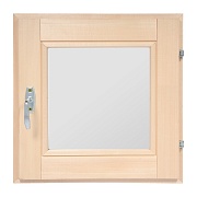 Окно деревянное 600х600х70 мм 1 створка поворотная