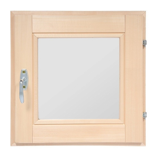 Окно деревянное 300х300х70 мм 1 створка поворотная