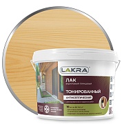 Лак акриловый тонированный Лакра бесцветный 10 кг глянцевый